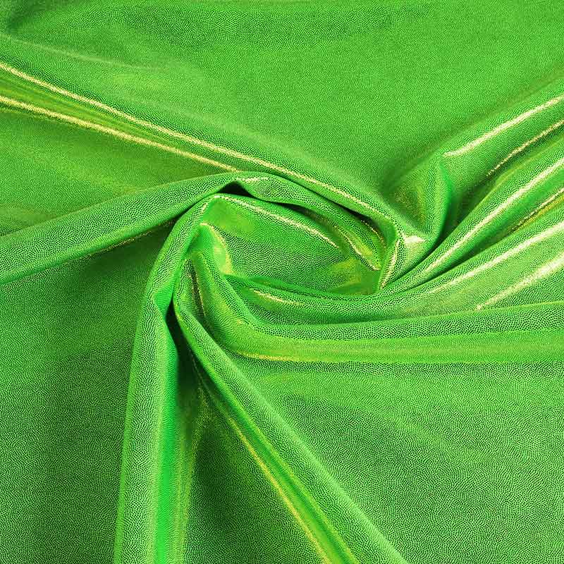 Mystique foil stof lime