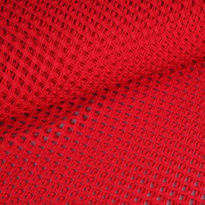 Elastische netstof grof rood