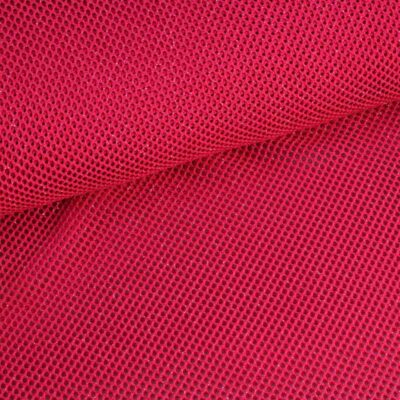Elastische netstof glitter fuchsia