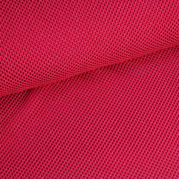Elastische netstof glitter fuchsia