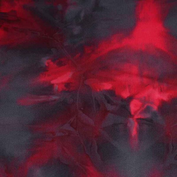 Lycra badpakstof tye dye rood bordeaux