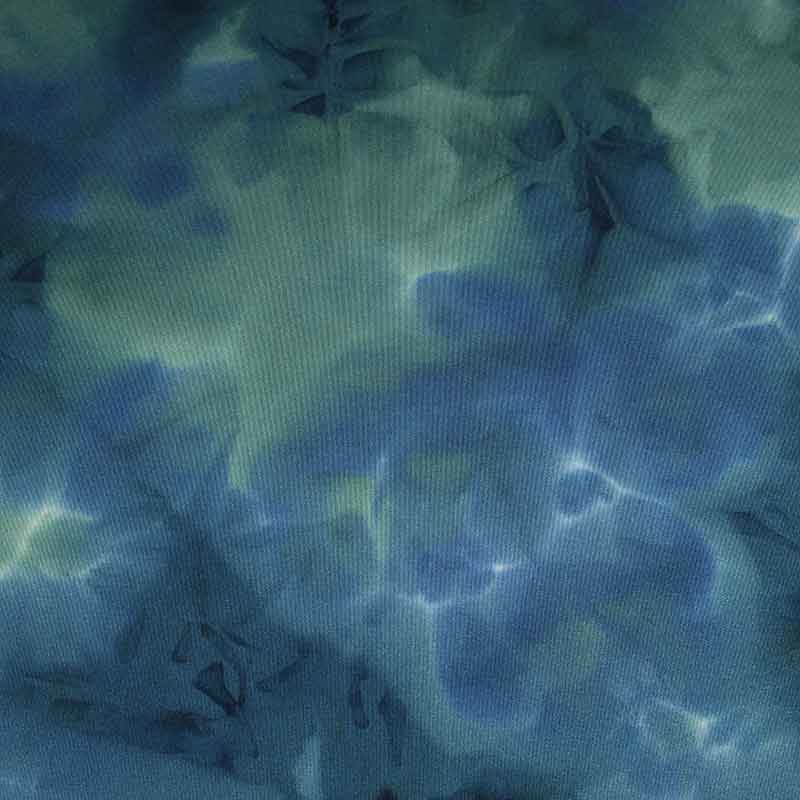 Lycra badpakstof tye dye petrol
