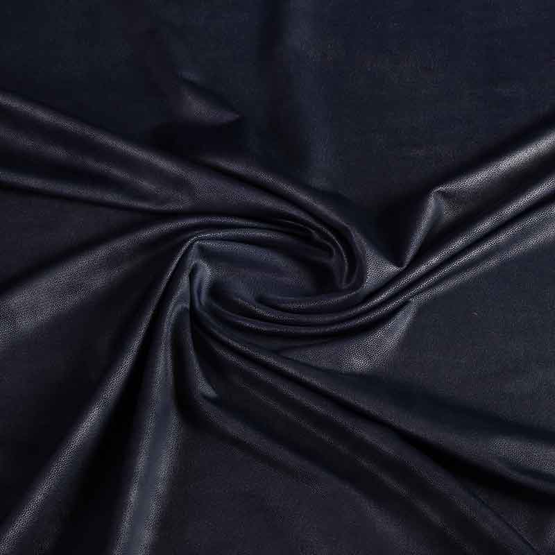 Washed look stof navy