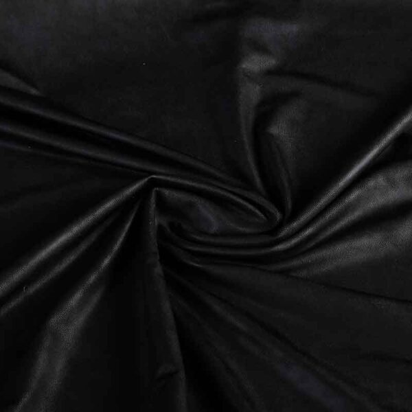 Washed look stof zwart