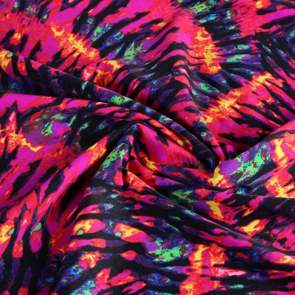 Tricot stretch stof Bahamas multicolor