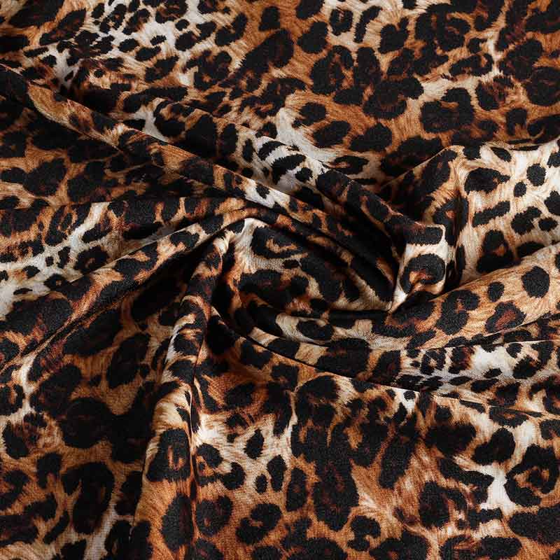 Stretch 4 way stof panter