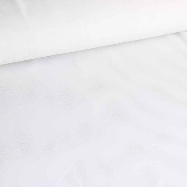 Stretch mesh stof wit