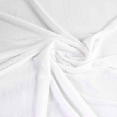 Stretch stof mesh ecru