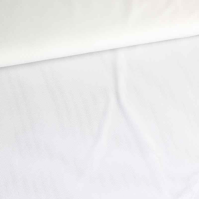 Stretch stof mesh ecru
