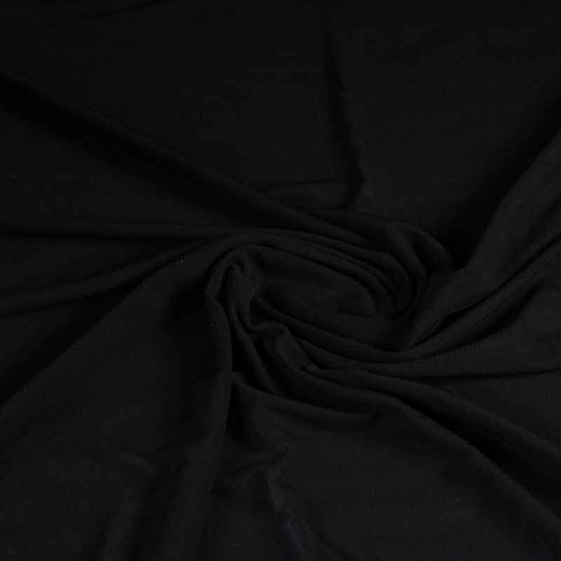 Stretch mesh stof zwart