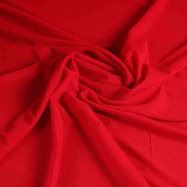 Stretch stof mesh rood