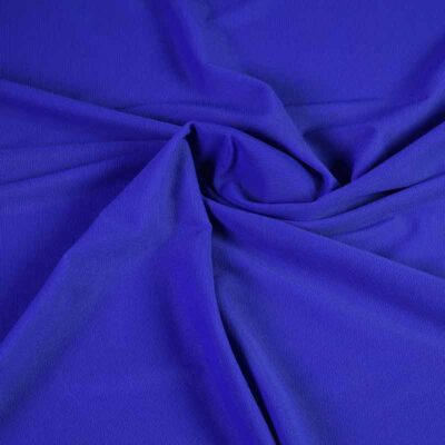 Stretch stof mesh kobalt