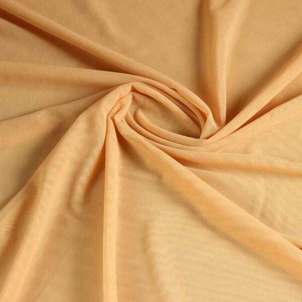 Stretch mesh stof huidskleur