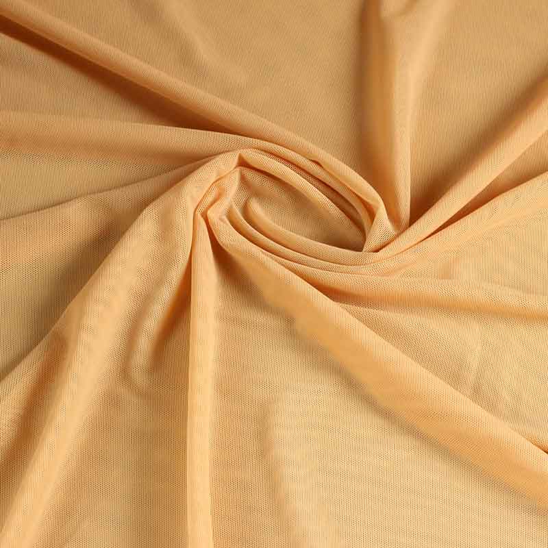 Stretch mesh stof huidskleur