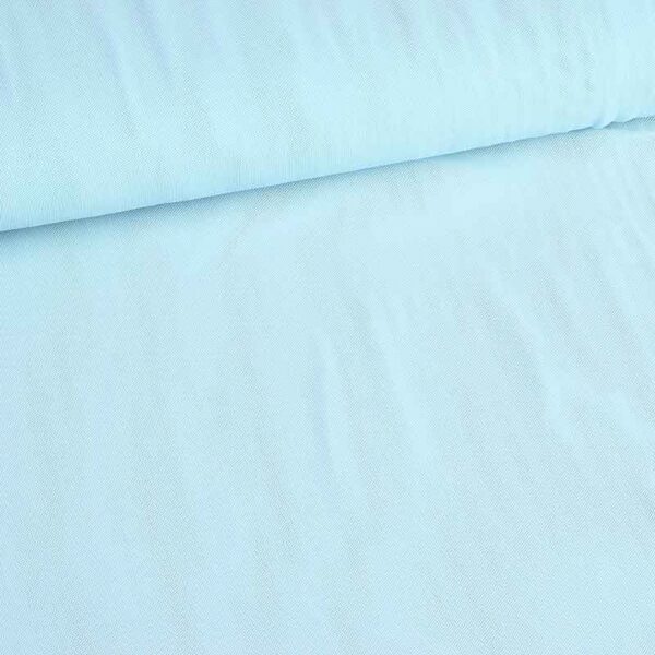 Stretch mesh stof babyblauw