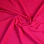 Stretch mesh stof fuchsia