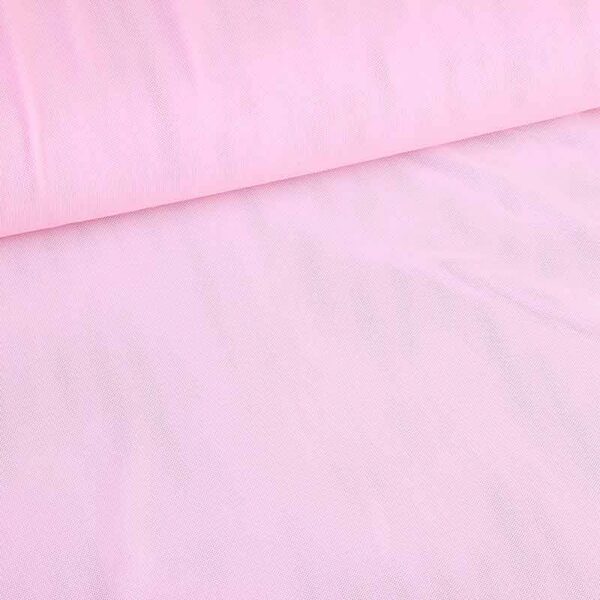 Stretch mesh stof babyroze