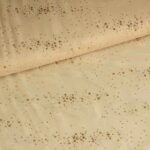 Mesh stof glitter stip huidskleur