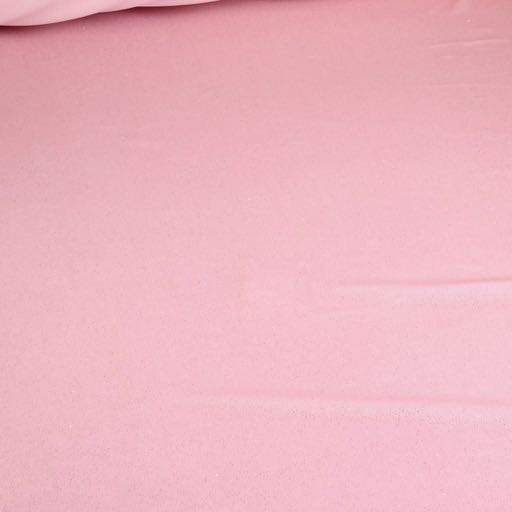 Velvet stof zilver glitter roze