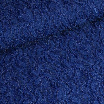 Kant stretch glitter kobalt