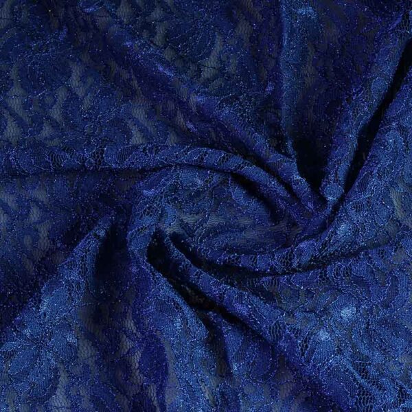Kant stretch glitter kobalt