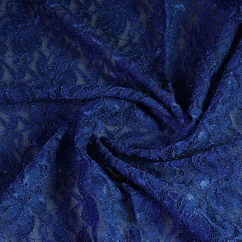 Kant stretch glitter kobalt