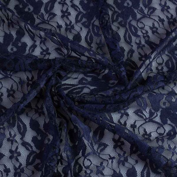 Kant stretch donkerblauw