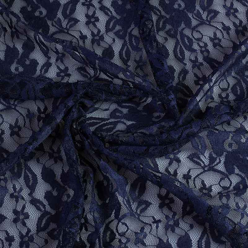 Kant stretch donkerblauw
