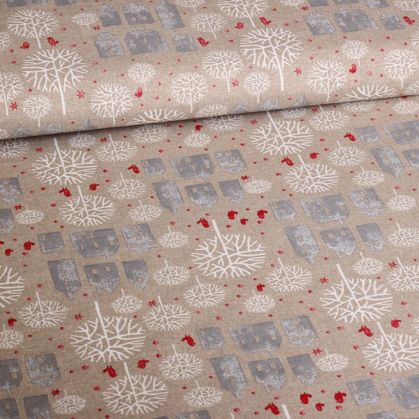 Kerstmix 2 Ottoman stof
