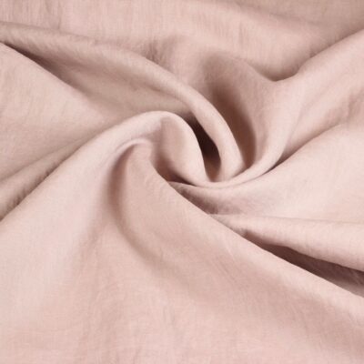 Linnen stof sandwash oud rose