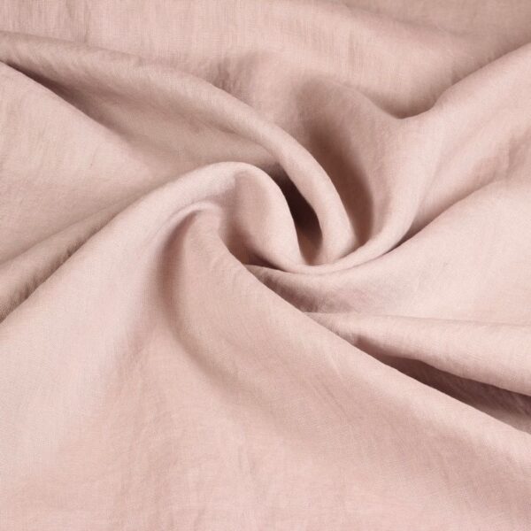 Linnen stof sandwash oud rose