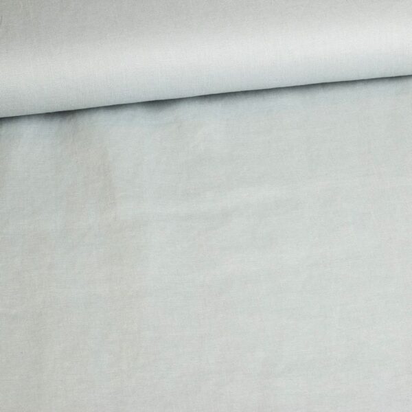 Linnen stof sandwash oud groen