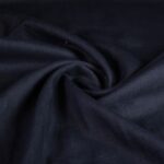 Linnen stof donker blauw