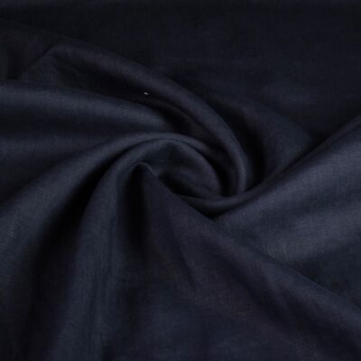 Linnen stof donker blauw