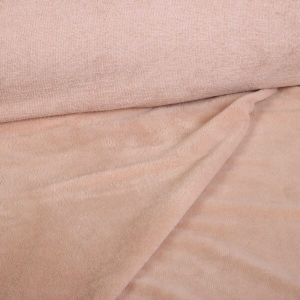 Bamboo fleece badstof oud roze