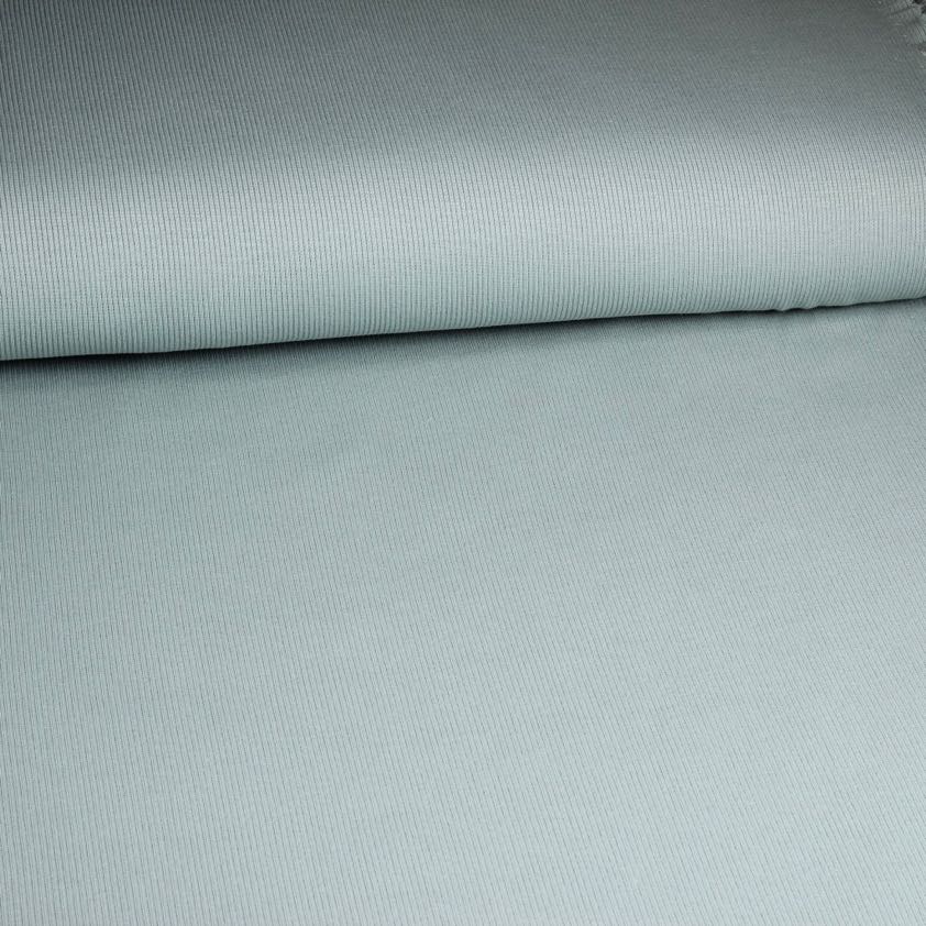 Rib jersey katoen oud groen