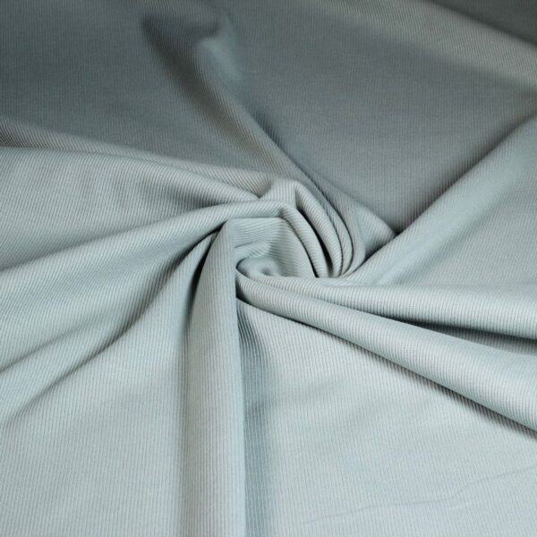 Rib jersey katoen oud groen