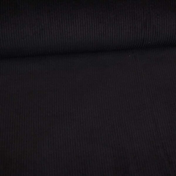 Corduroy stretch stof zwart