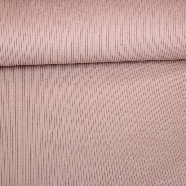 Corduroy stretch oud roze