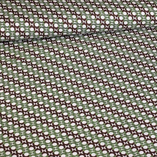 Geweven viscose stof groen