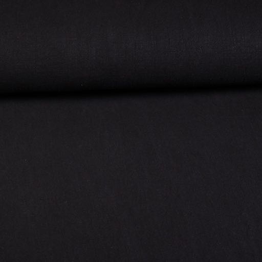 Linnen stone washed zwart