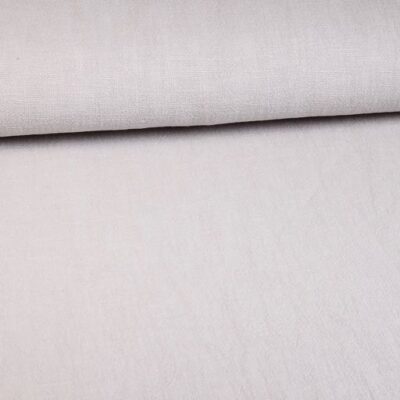 Linnen stone washed licht grijs
