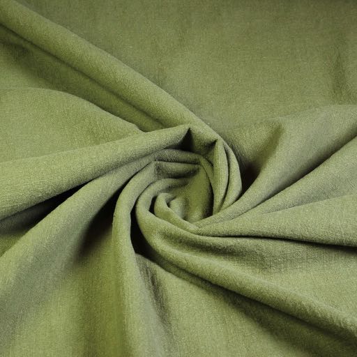 Linnen stone washed legergroen