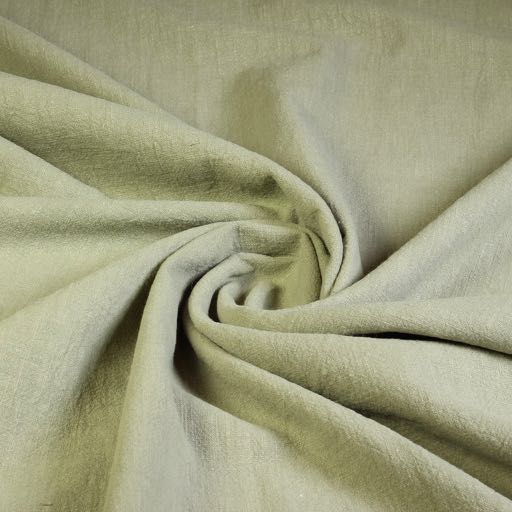 Linnen stone washed oudgroen
