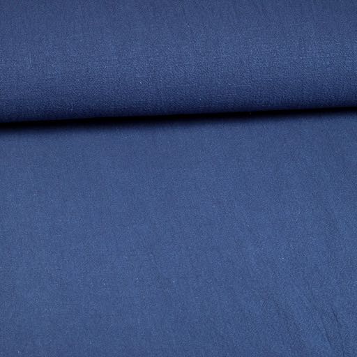 Linnen stof stone washed denim