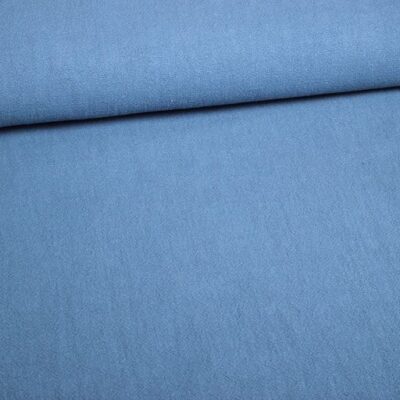 Linnen stof stone washed licht denim