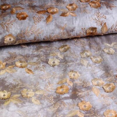 Poppy broderie tie dye bruin