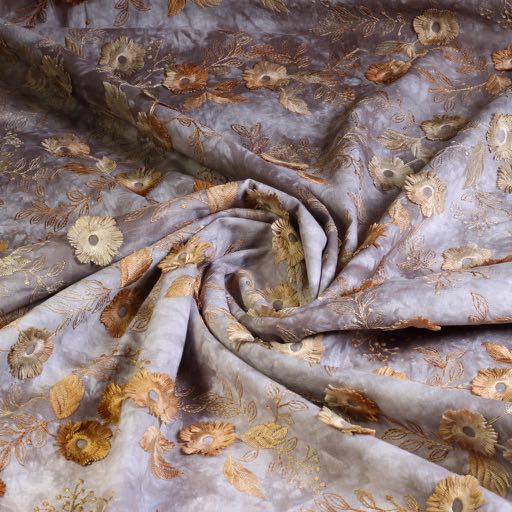Poppy broderie tie dye bruin