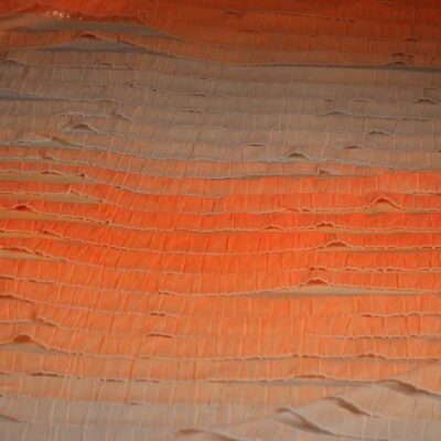 Plissé 4 way stretch oranje