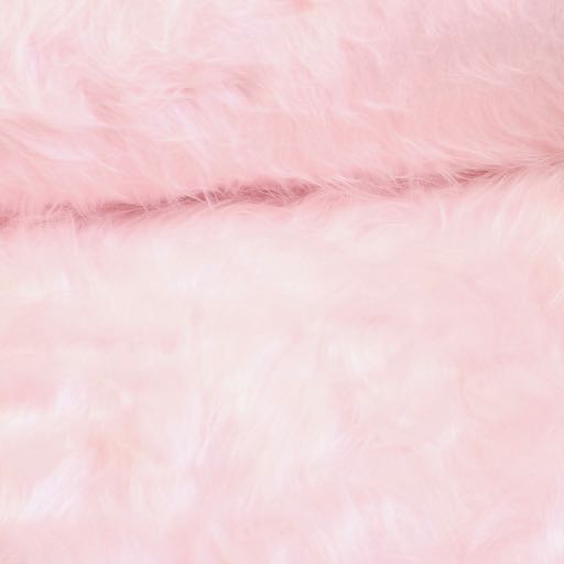 Langharig imitatiebont roze